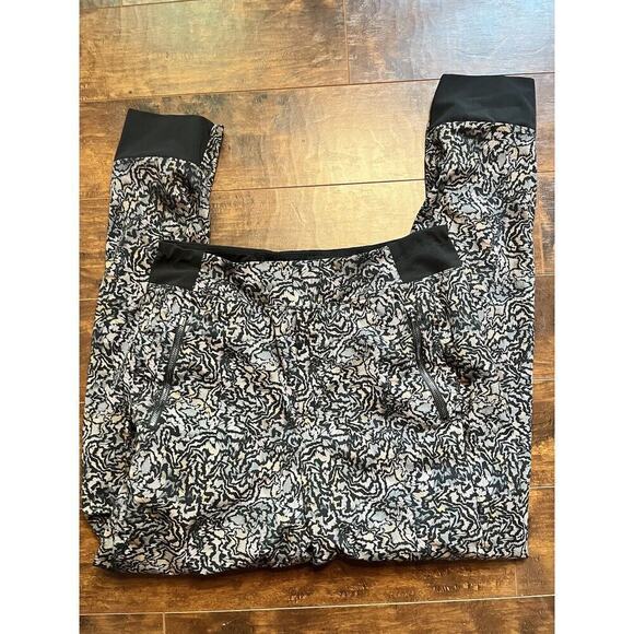 Athelta Womens Pull On Floral Print Casual Stretch Work Out Jogger Pant Size 8T - Picture 1 of 7